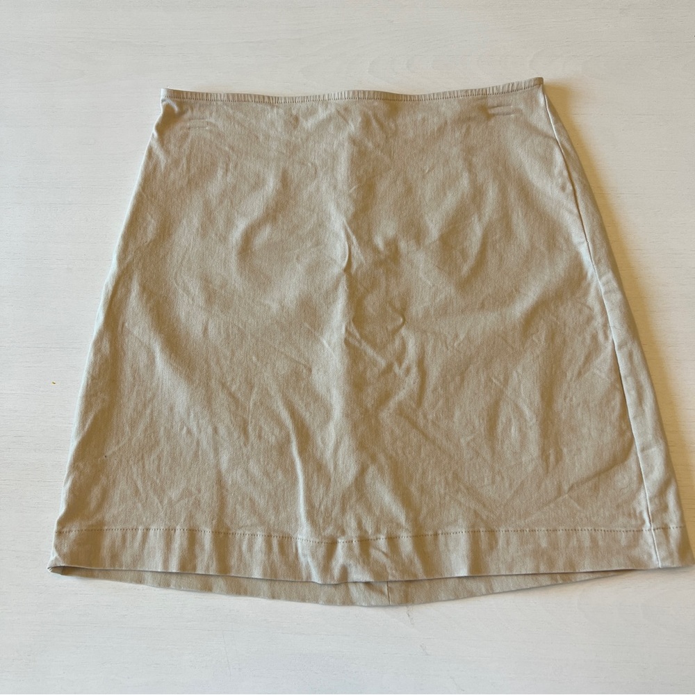 Gianni Bini Khaki Mini Skirt